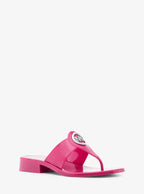 Michael Kors Outlet Hannah Jelly T-Strap Sandal