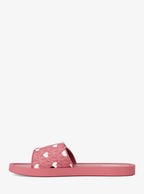 Michael Kors Outlet Palmer Signature Logo Slide Sandal