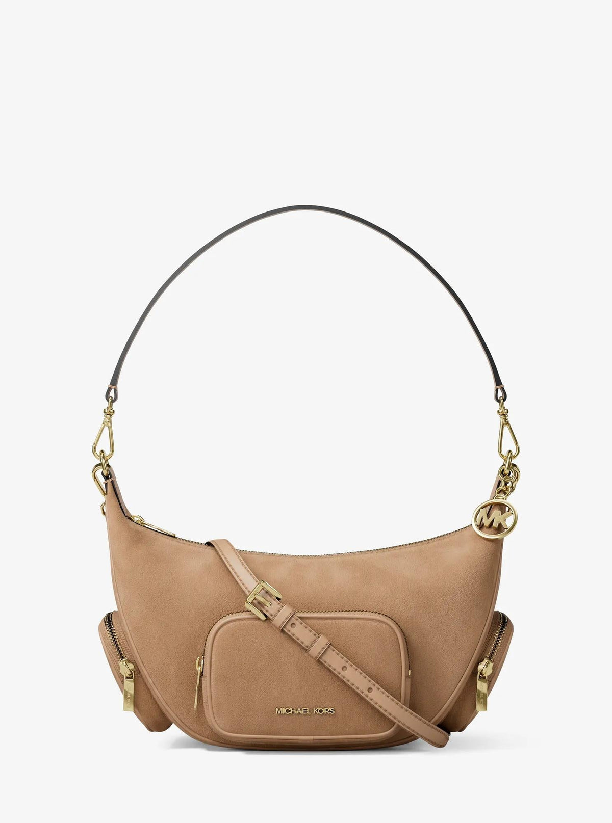 Merritt Medium Suede Convertible Shoulder Bag