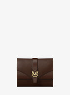 Greenwich Medium Saffiano Leather Trifold Wallet
