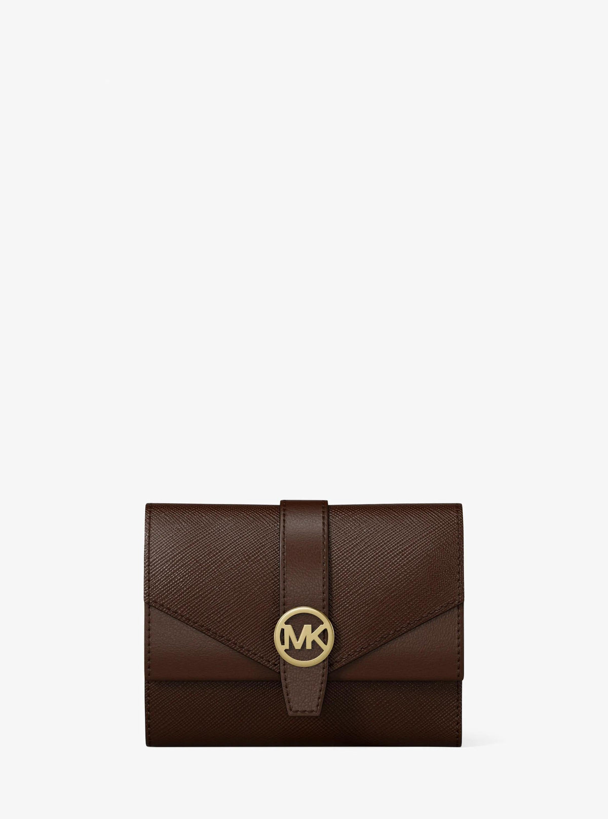 Greenwich Medium Saffiano Leather Trifold Wallet
