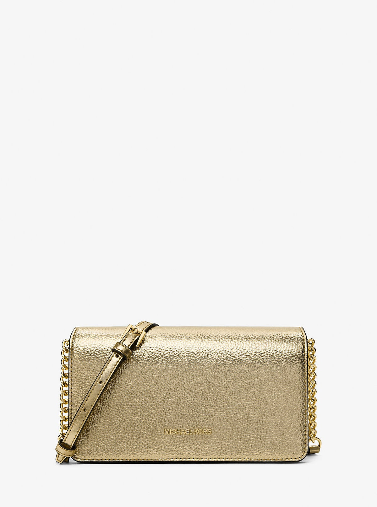 Jet Set Travel Medium Metallic Crossbody Bag