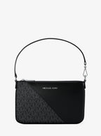 Jet Set Travel Small Signature Logo and Smooth Wristlet