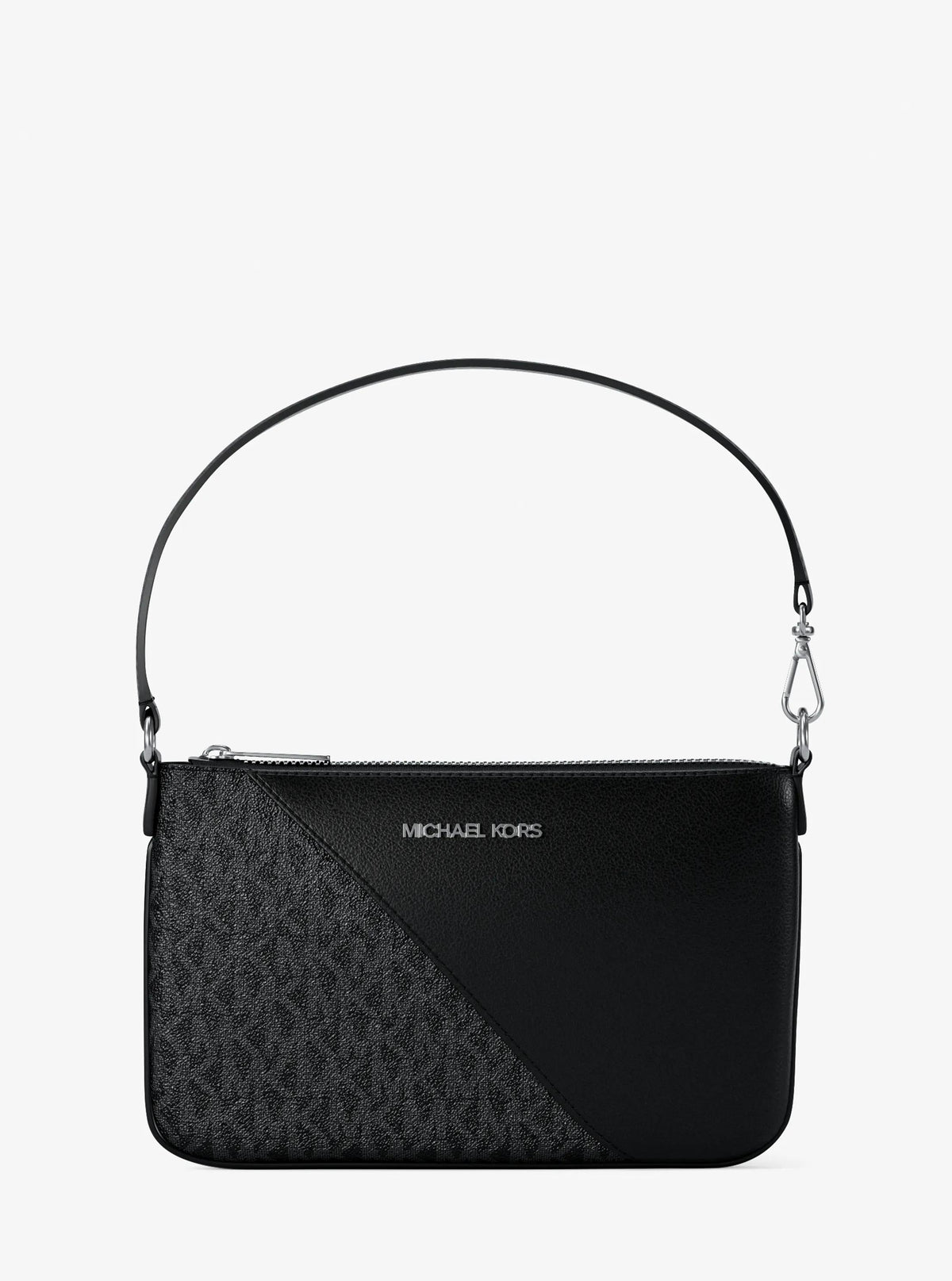 Jet Set Travel Small Signature Logo and Smooth Wristlet