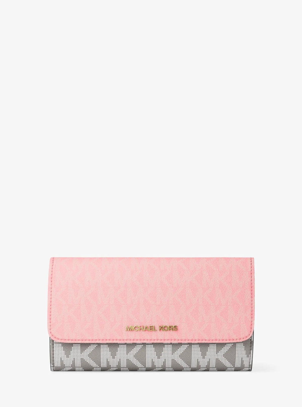 Jet Set Large Signature Logo Tri-Fold Wallet