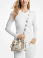 Mina Small Signature Logo Chain Crossbody Bag
