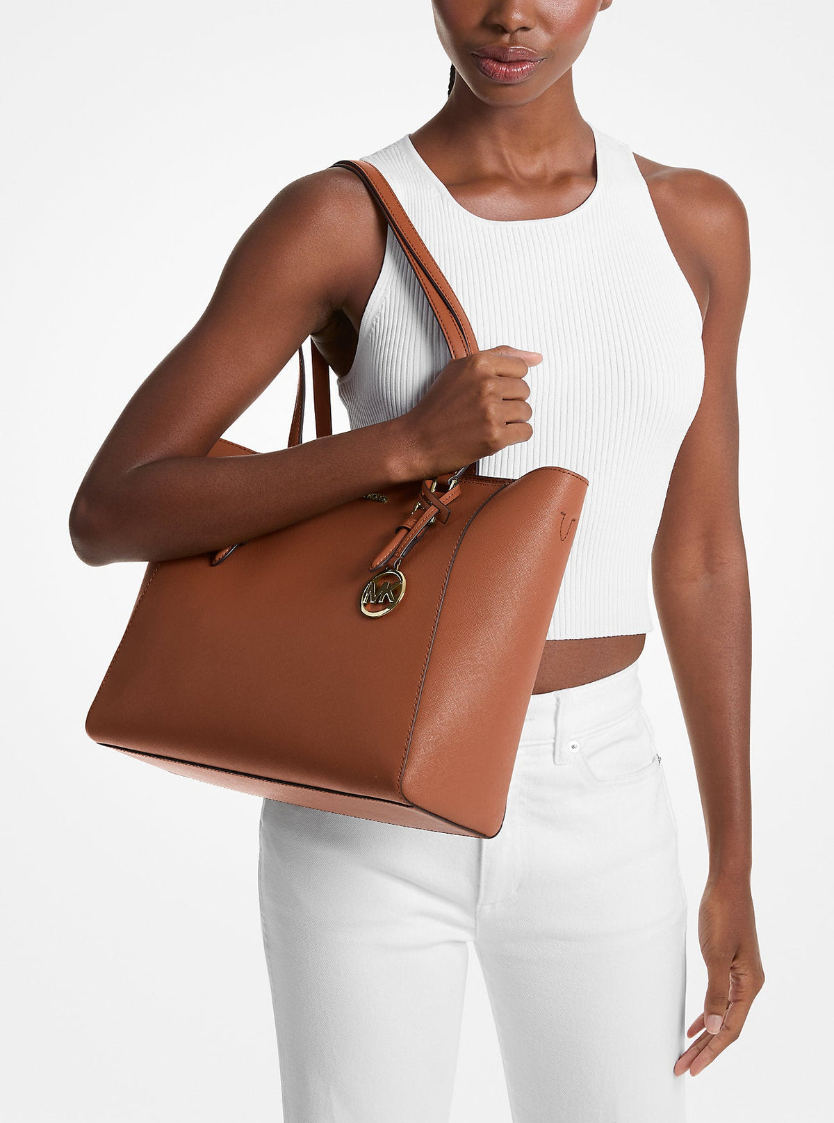 Charlotte Large Saffiano Leather 3-in-1 Tote Bag