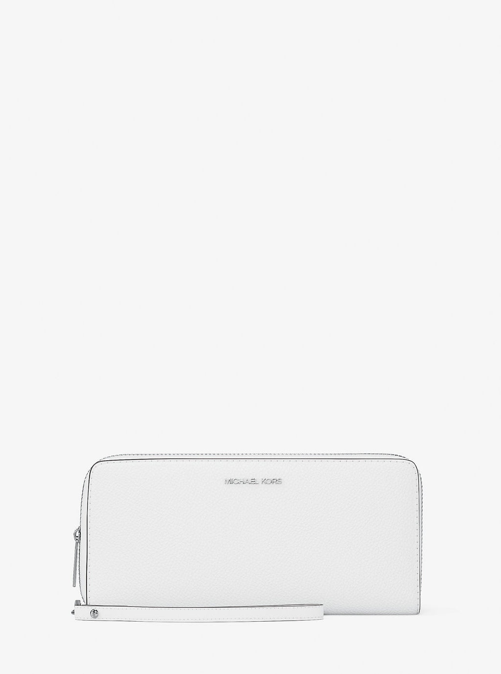 Large Pebbled Leather Continental Wallet