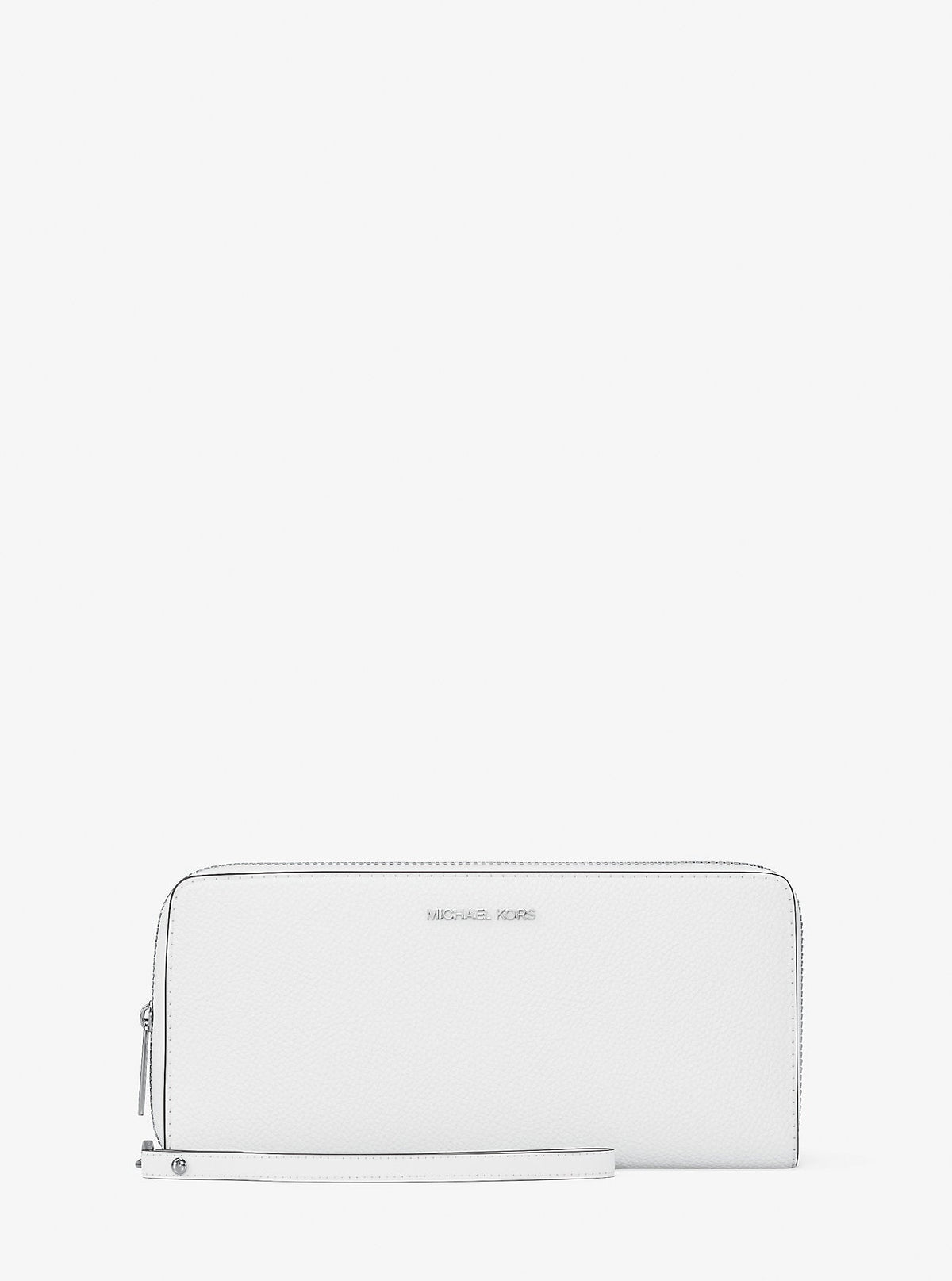 Large Pebbled Leather Continental Wallet