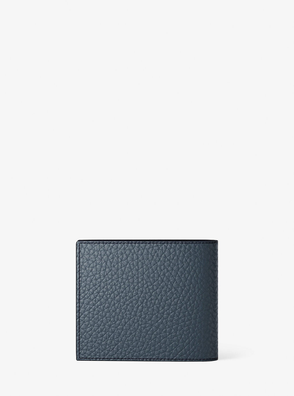 Pebbled Leather Billfold Wallet and Signature Logo Card Case Gift Set