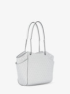 Jet Set Large Signature Logo Shoulder Bag