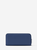 Large Pebbled Leather Continental Wallet
