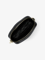 Michael Kors Outlet Jet Set Small Signature Logo Camera Crossbody Bag