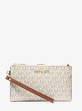 Michael Kors Outlet Jet Set Travel Signature Logo Smartphone Wallet