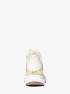 Katrina Signature Logo and Metallic Lizard Embossed Trainer