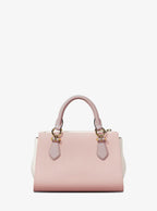 Marilyn Small Color-Block Saffiano Leather Messenger Bag