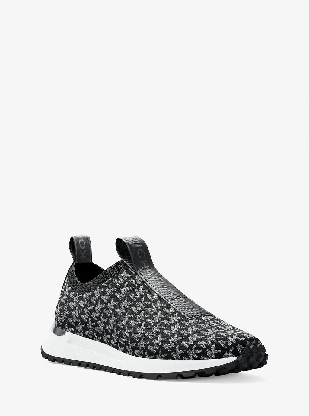 Bodie Metallic Logo Knit Slip-On Sneaker