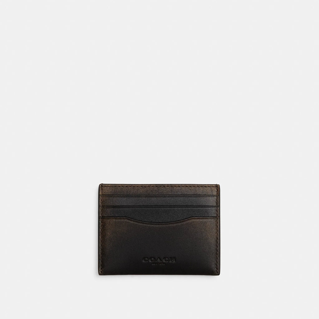 Coach Outlet Slim ID Card Case In Loved Leather