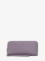 Large Pebbled Leather Continental Wallet