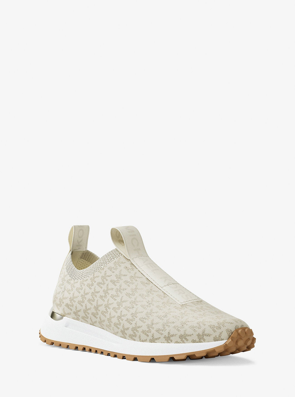 Bodie Metallic Logo Knit Slip-On Sneaker