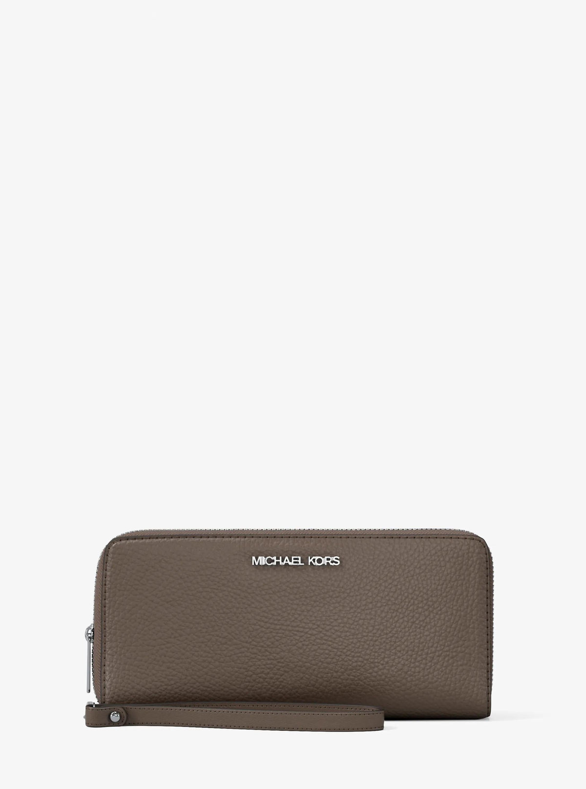 Large Pebbled Leather Continental Wallet