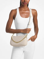 Carmela Medium Signature Logo Convertible Crossbody Bag