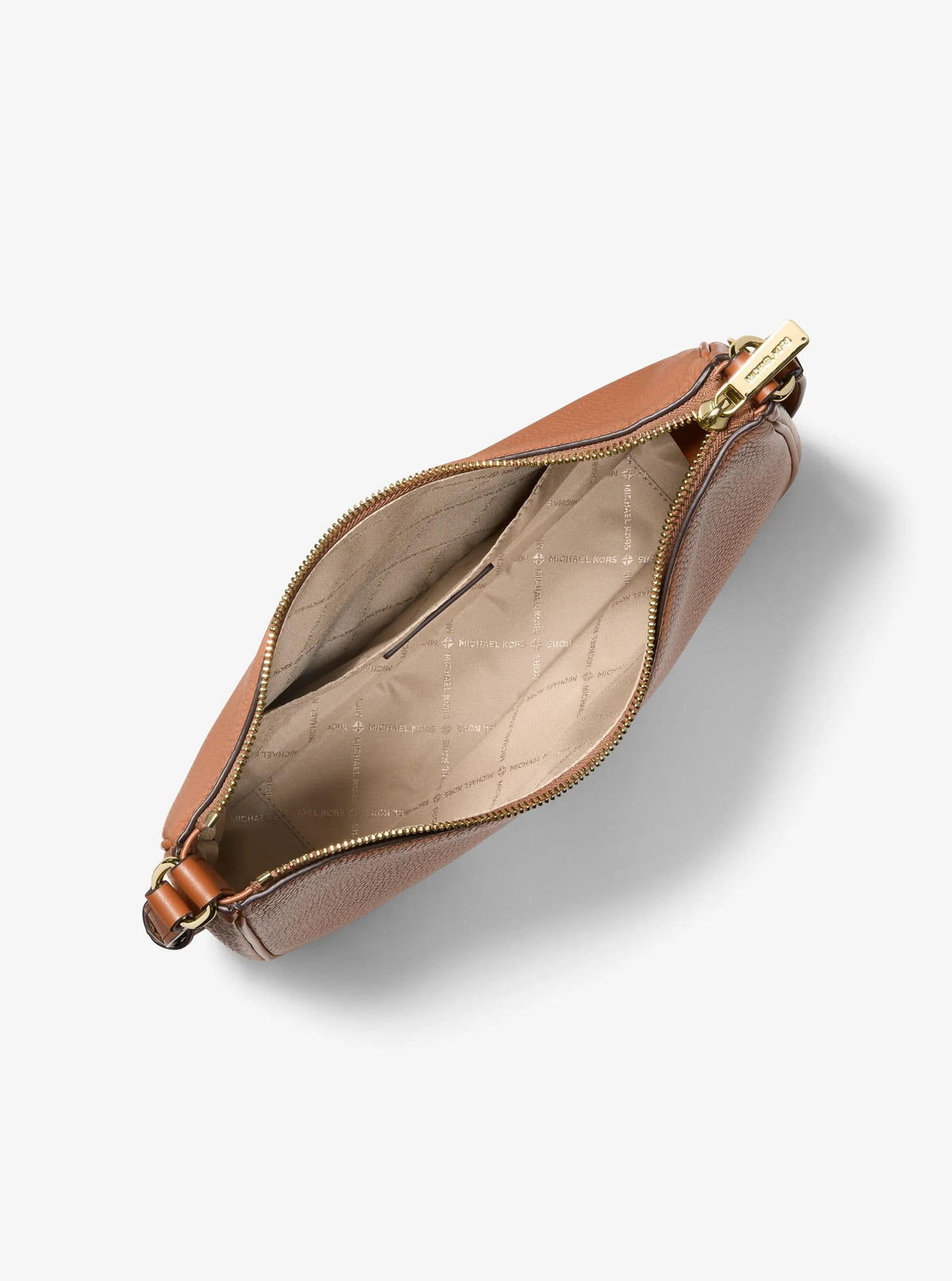 Nayla Medium Pebbled Leather Messenger Bag