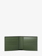 Pebbled Leather Billfold Wallet and Signature Logo Card Case Gift Set
