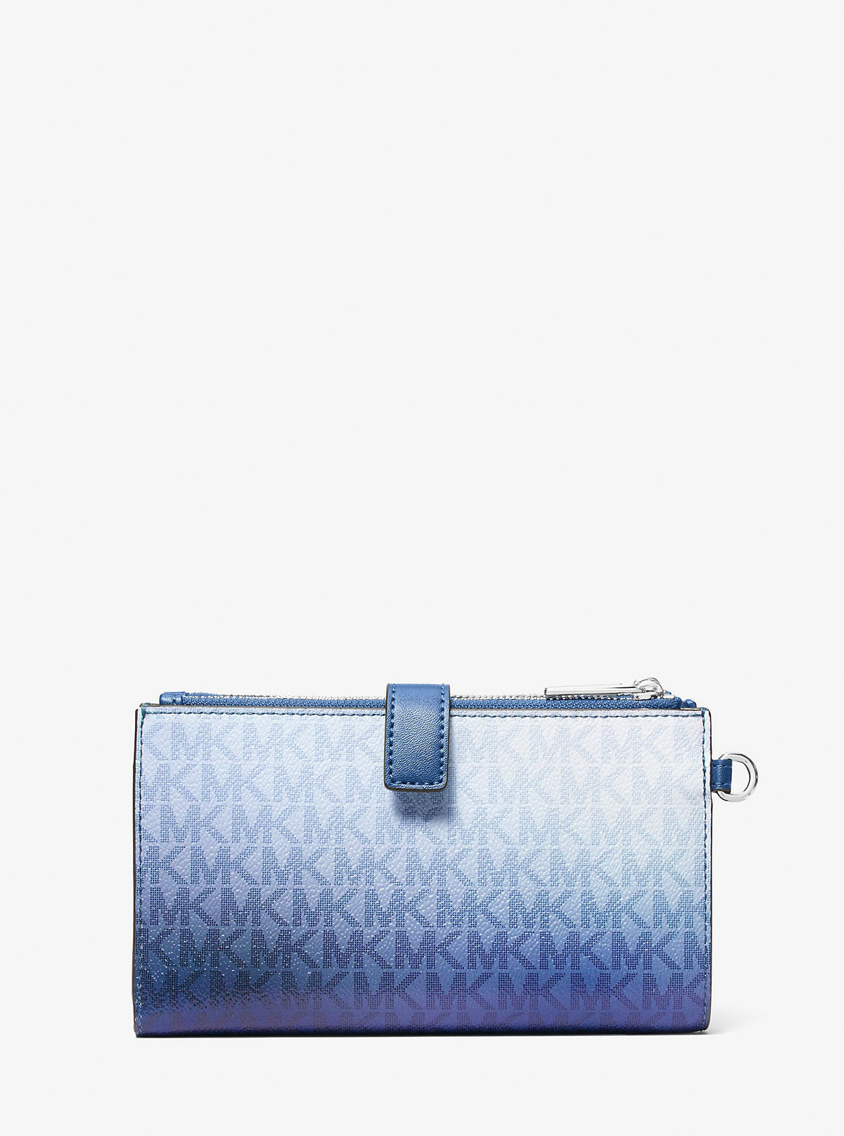 Jet Set Large Ombré Signature Logo Wristlet