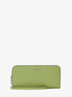 Large Pebbled Leather Continental Wallet