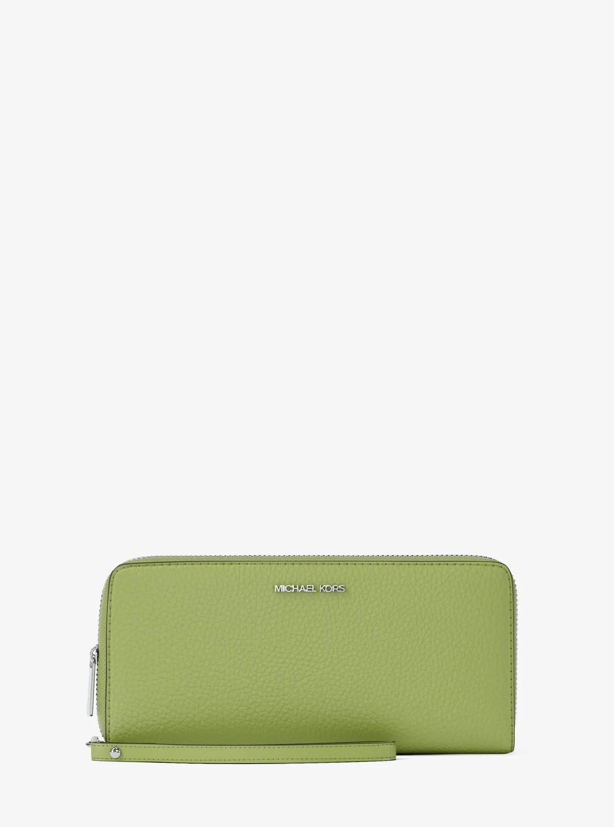 Large Pebbled Leather Continental Wallet