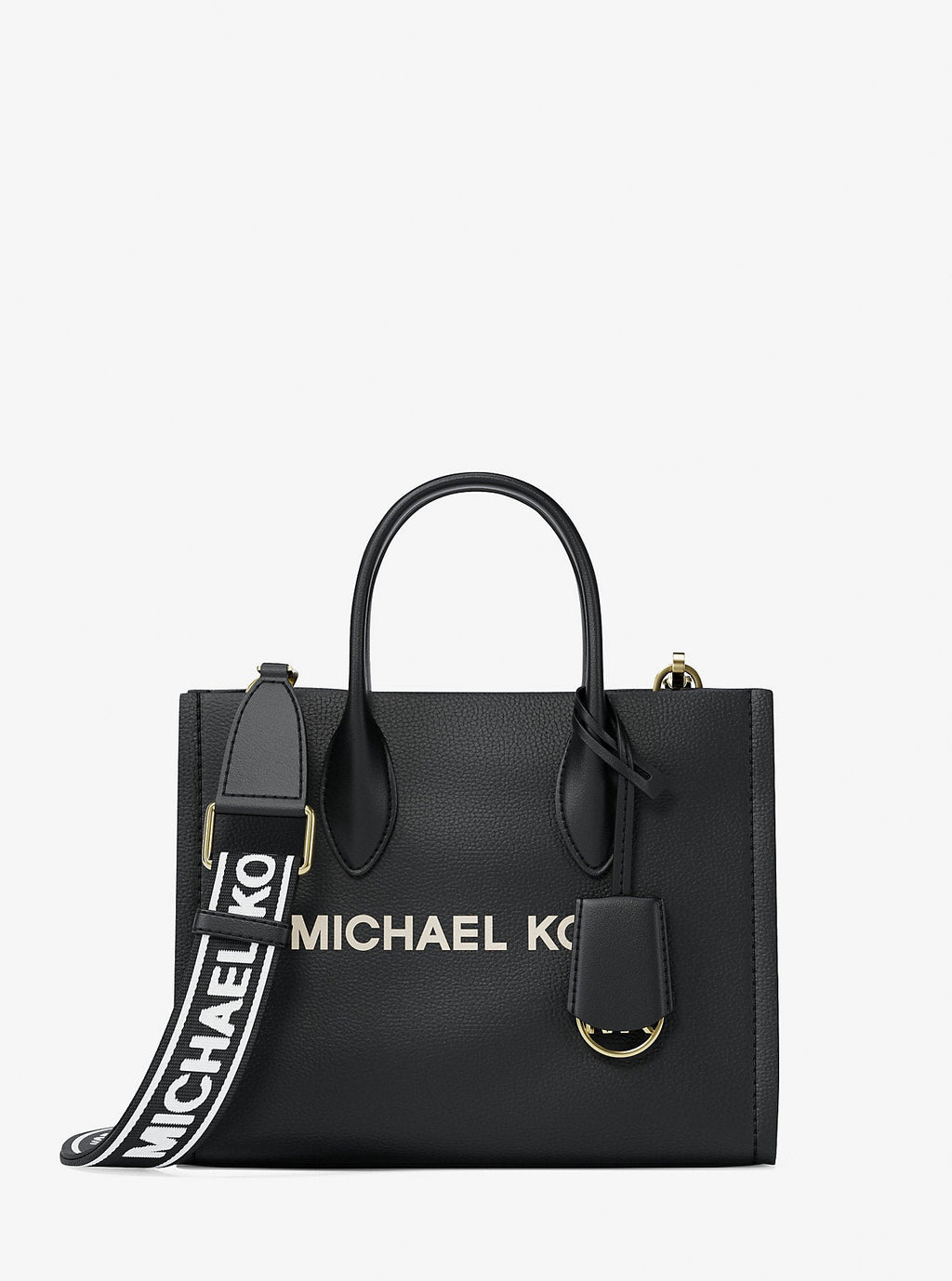 Mirella Small Pebbled Leather Convertible Crossbody Bag