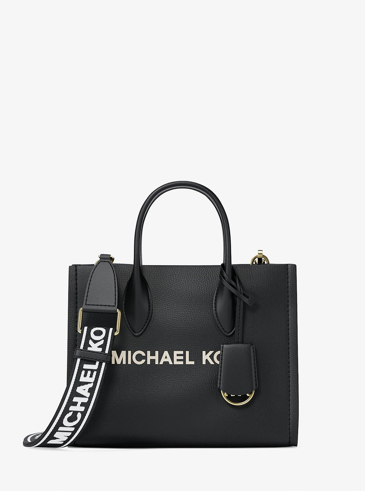 Mirella Small Pebbled Leather Convertible Crossbody Bag