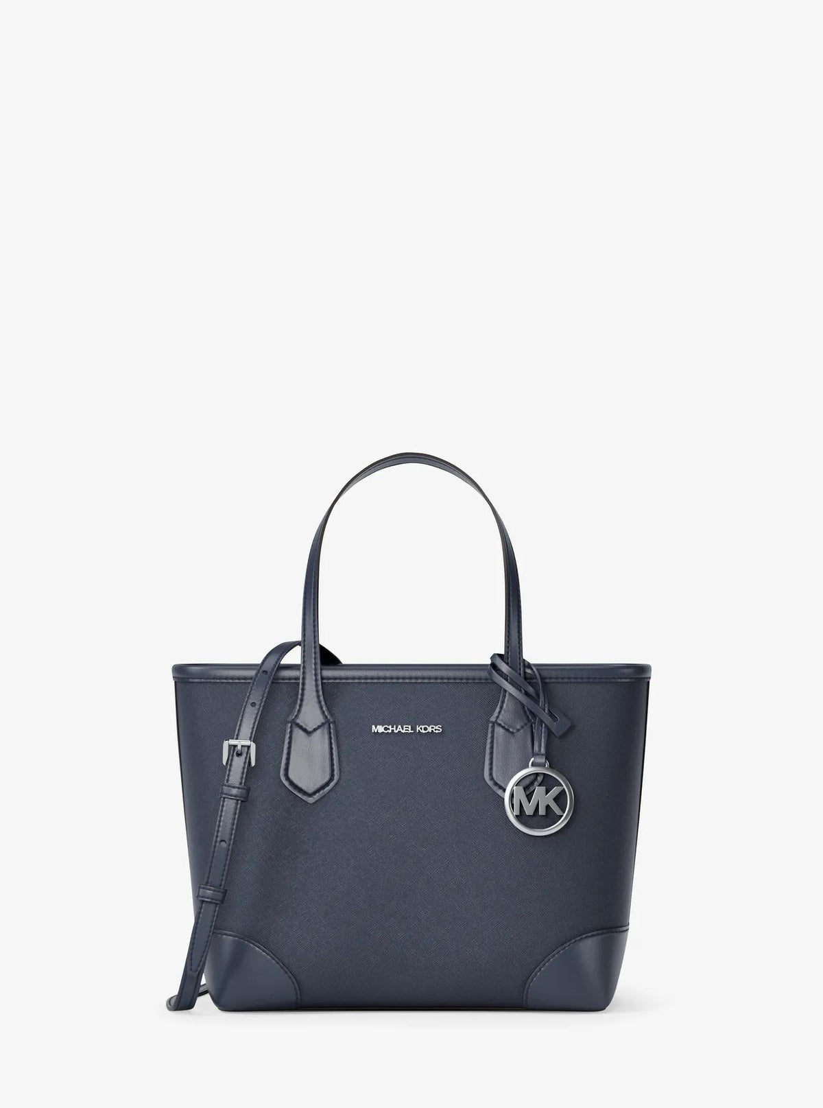 Eva Extra-Small Saffiano Leather Convertible Tote Bag