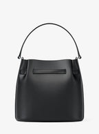 Carson Medium Pebbled Leather Convertible Bucket Crossbody Bag
