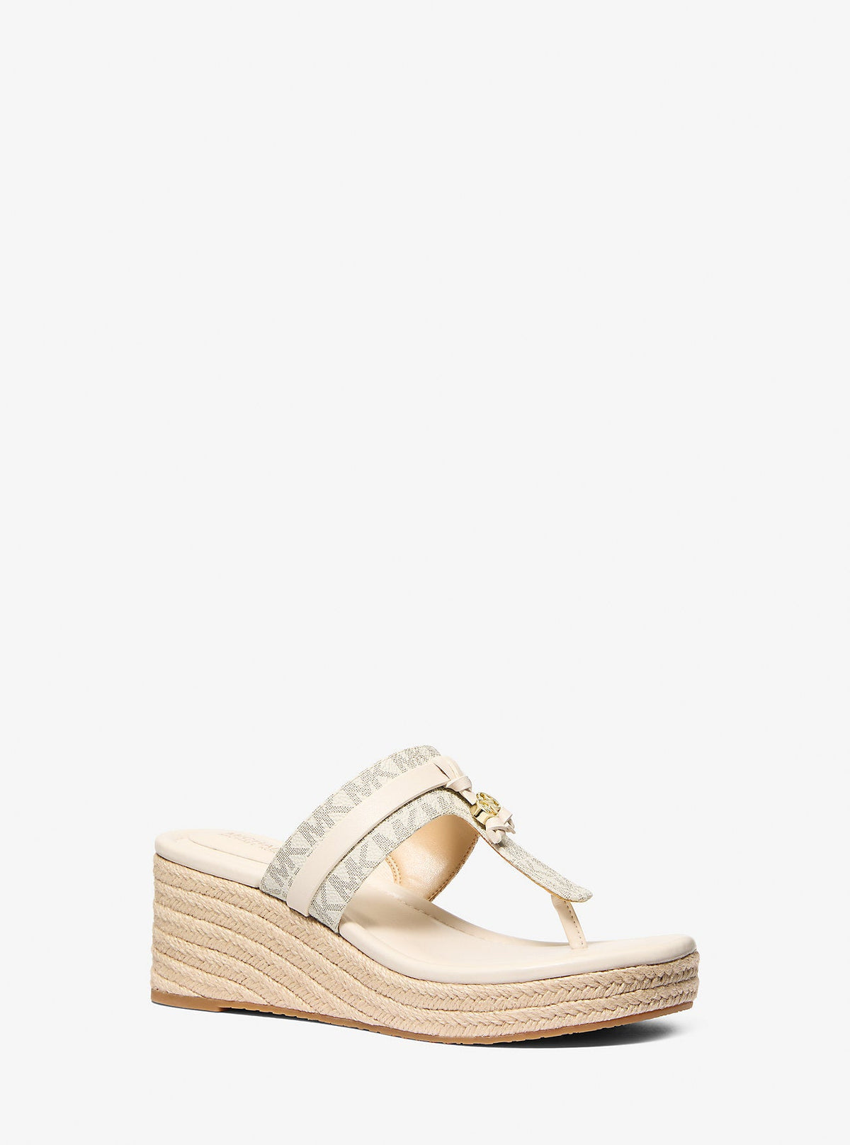 Zoe Signature Logo Wedge Sandal