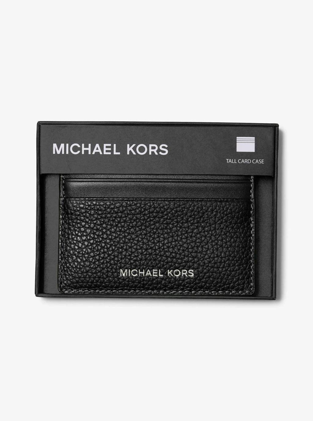 Cooper Pebbled Leather Tall Card Case