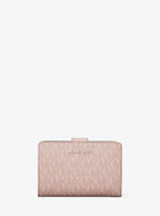 Jet Set Medium Signature Logo Bi-Fold Wallet