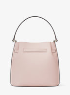 Carson Medium Pebbled Leather Convertible Bucket Crossbody Bag