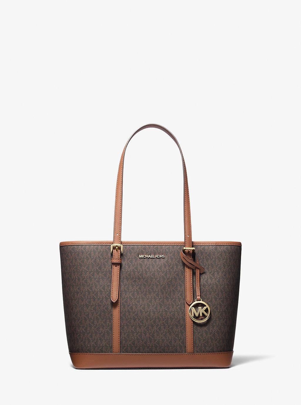 Jet Set Travel Small Logo Top-Zip Tote Bag