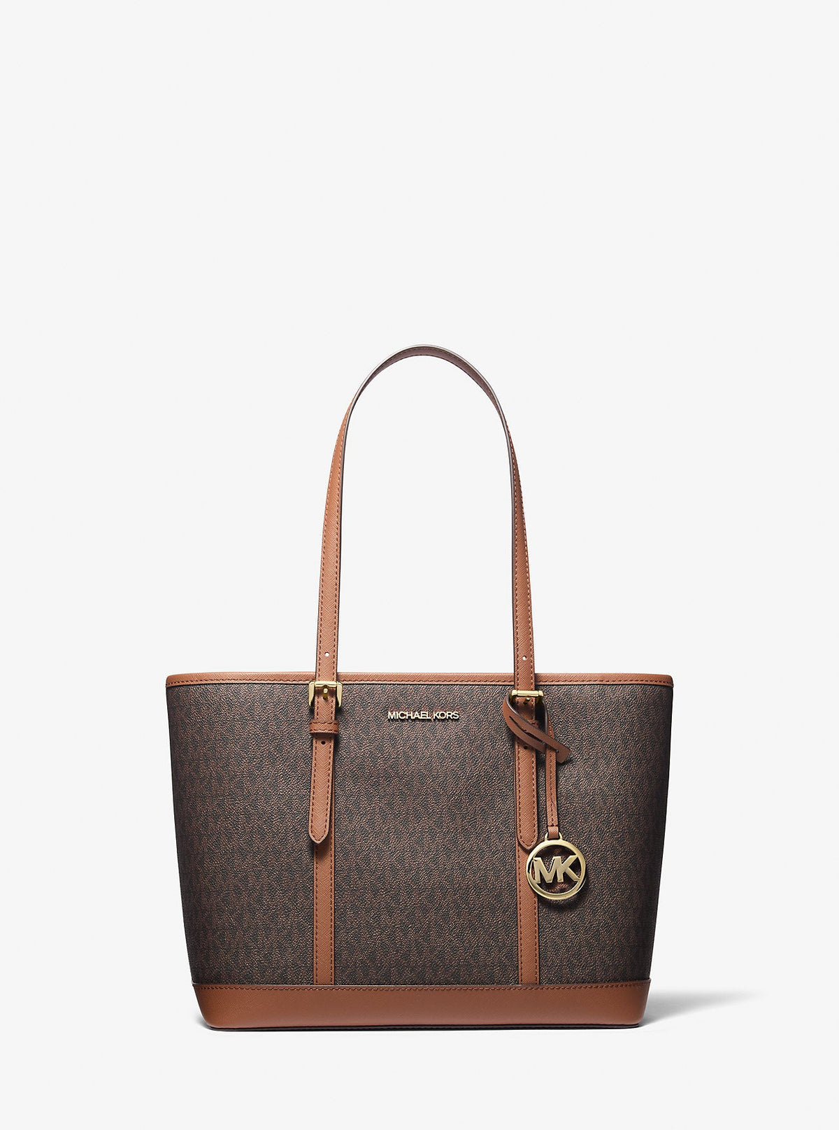 Jet Set Travel Small Logo Top-Zip Tote Bag