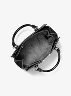 Marilyn Medium Signature Logo Stripe Satchel
