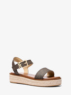 Richie Signature Logo Platform Espadrille Sandal