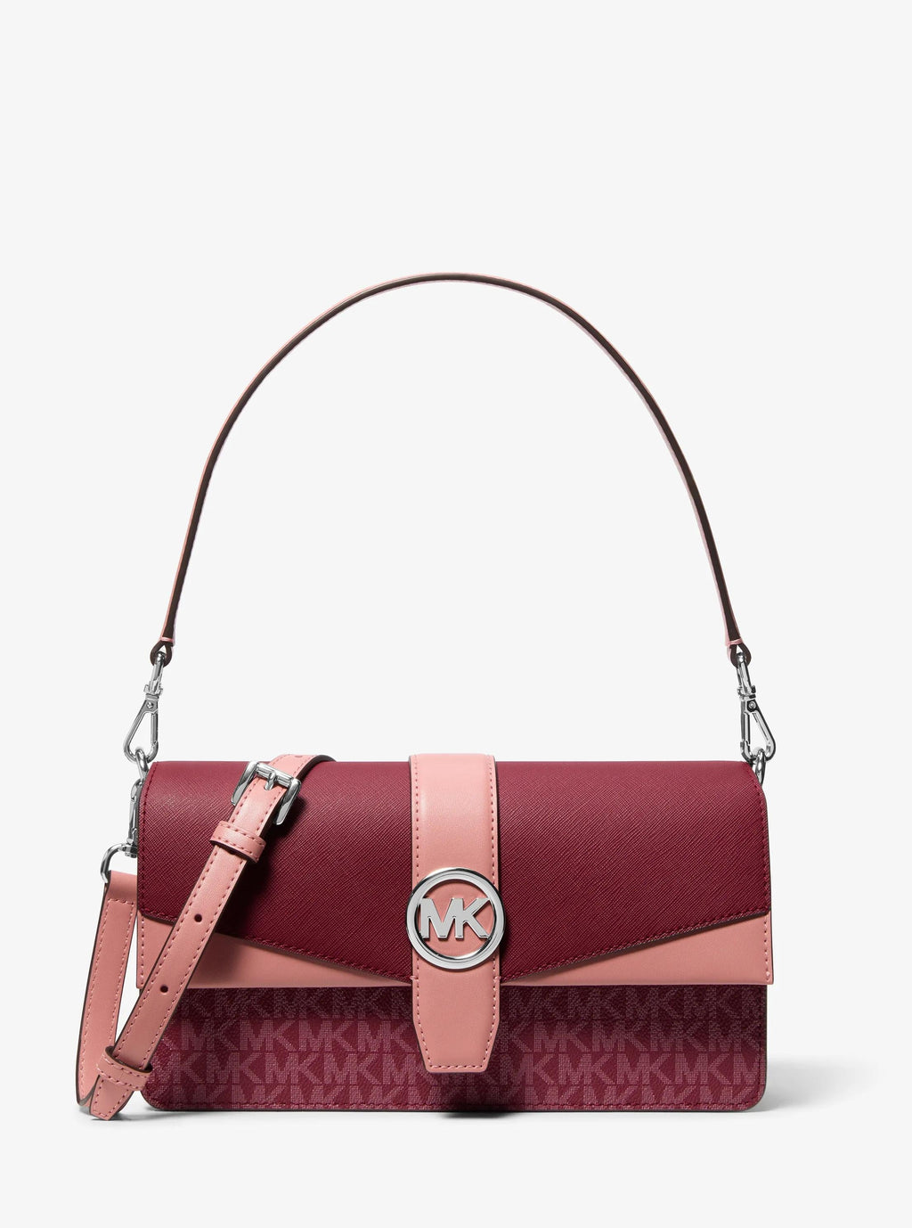 Greenwich Medium Signature Logo Convertible Shoulder Bag