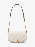 Mila Medium Signature Logo Messenger Bag