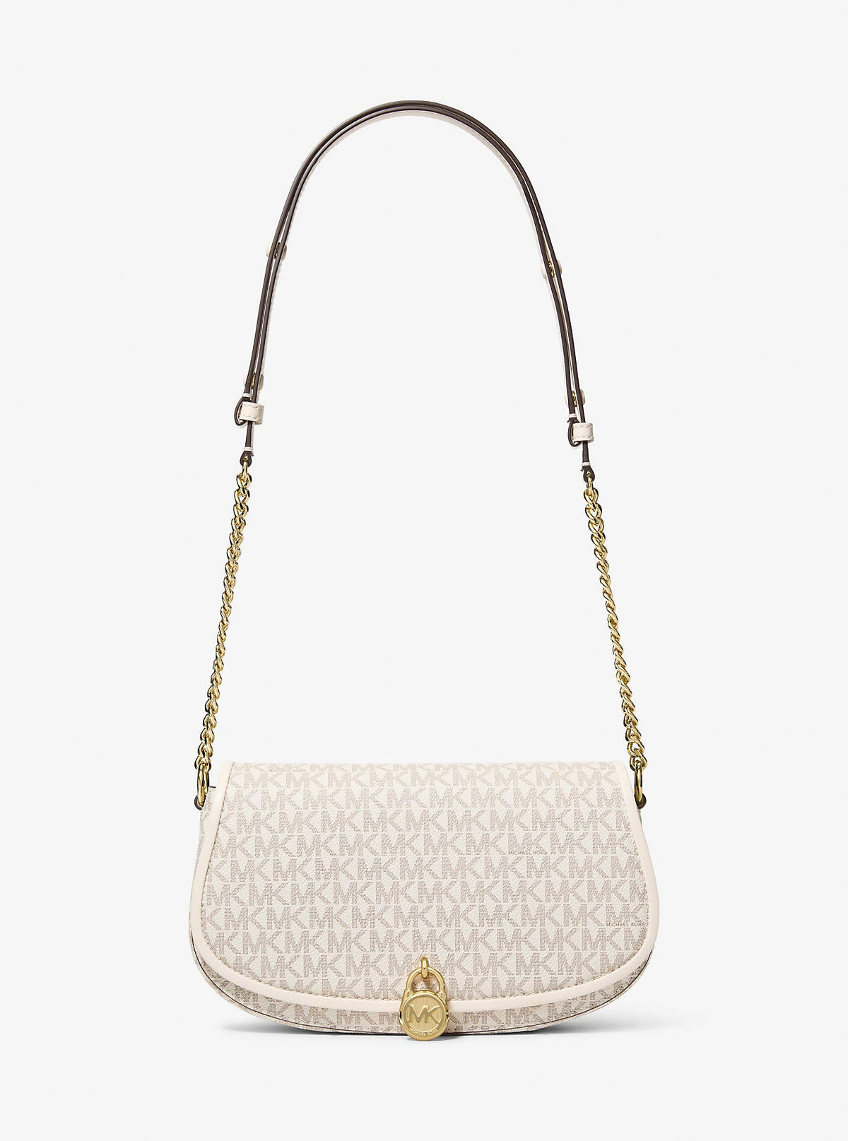 Mila Medium Signature Logo Messenger Bag