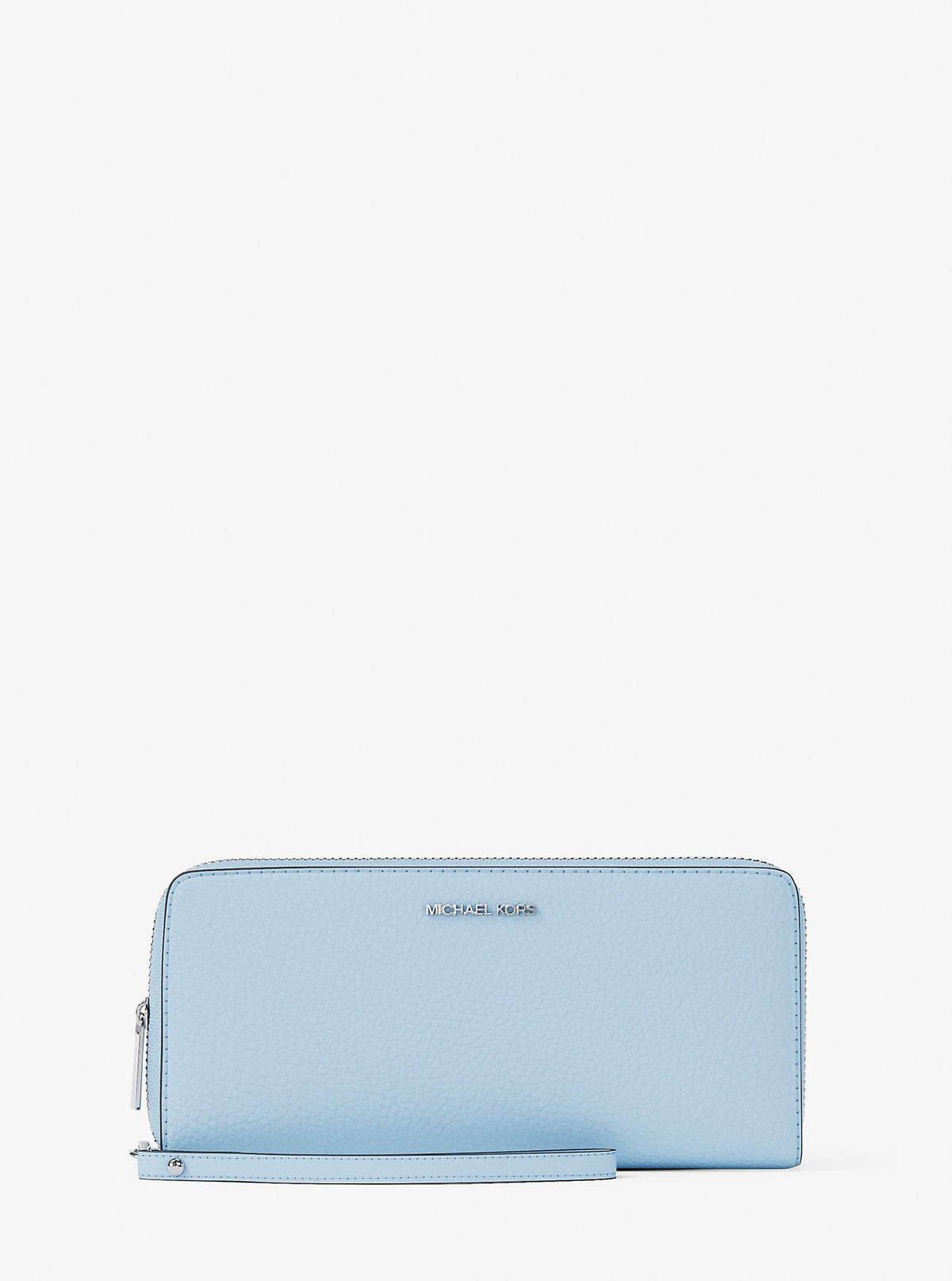 Large Pebbled Leather Continental Wallet
