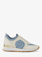 Michael Kors Outlet Jenkins Two-Tone Stretch Knit Trainer