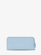 Large Pebbled Leather Continental Wallet