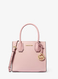 Mercer Medium Two-Tone Pebbled Leather Crossbody Bag